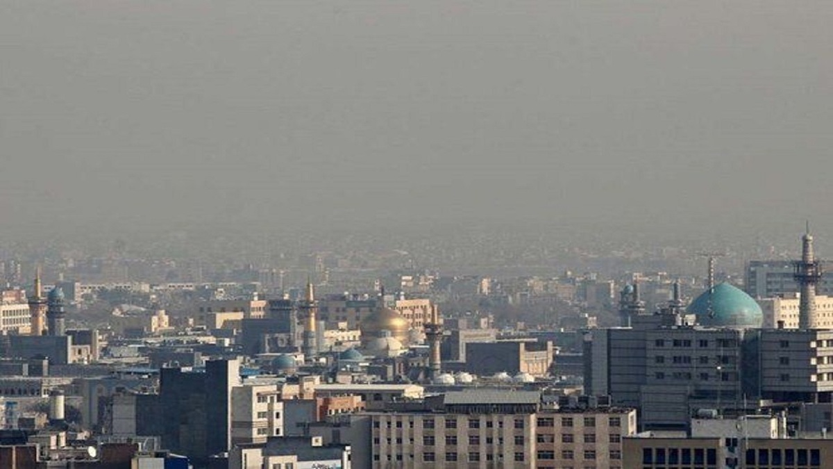 بحران نفسگیر در مشهد؛ شهر برای ۱۲ امین روز پیاپی زیر غبار