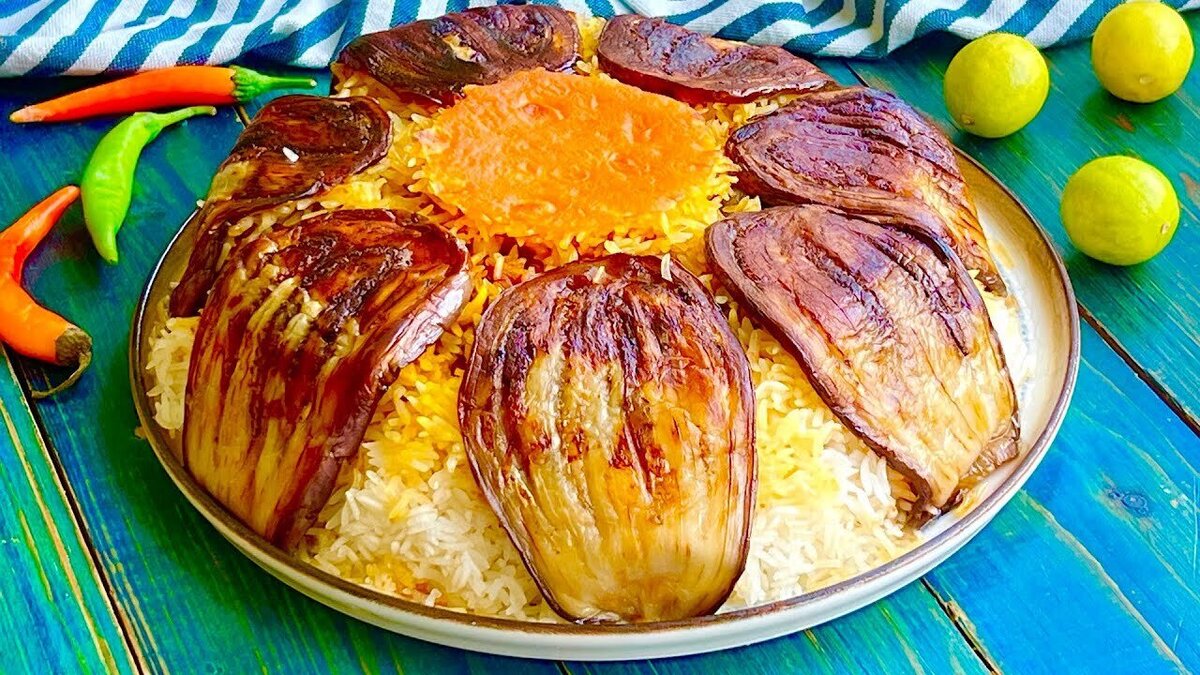 صفر تا صد تهیه بادمجان پلو با یک طعم نوستالژی