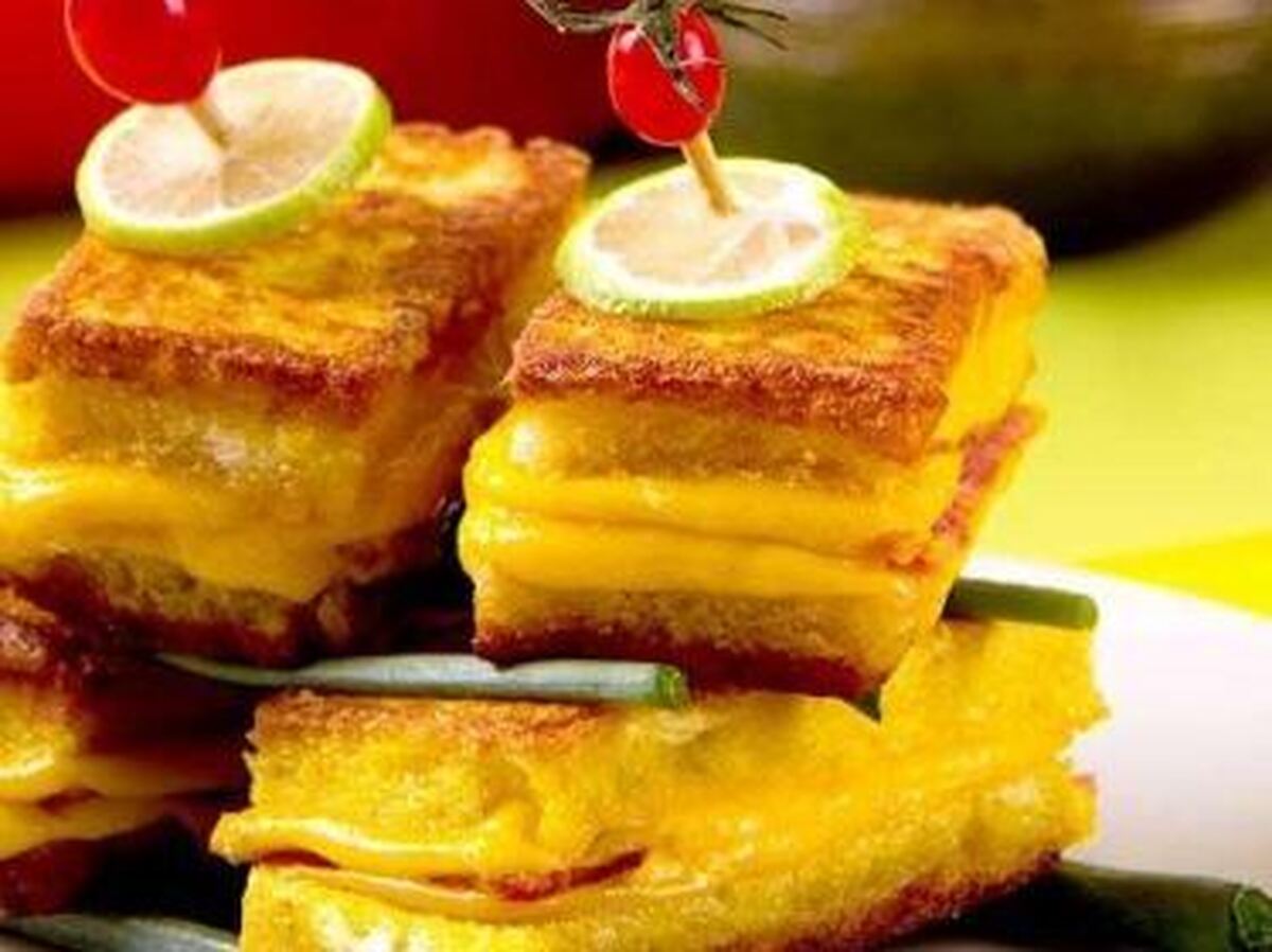 برای شام این ساندویچ اقتصادی پنیر چدار را آماده کنید