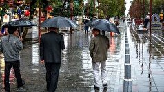 بارش پراکنده باران همراه با کاهش دما از عصر امروز در گلستان