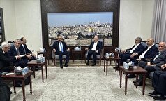 دیدار فیدان و کالین با رهبران حماس در دوحه