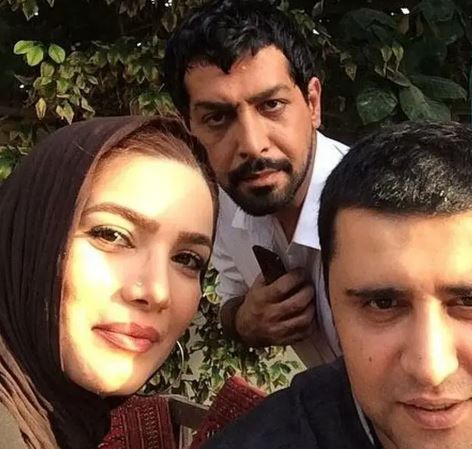 پشت صحنه یک سریال قدیمی با حضور صیمانه کامران تفتی و متین ستوده +عکس