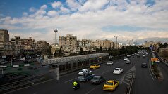 کیفیت هوای تهران در شرایط «قابل قبول»