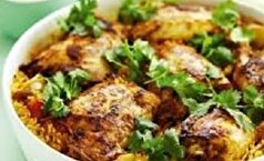 این کته مرغ با روغن حیوانی حسابی خوشمزه می‌شود