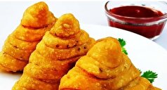 سمبوسه قارچ و سوسیس بازاری را سه سوته در خانه آماده کنید
