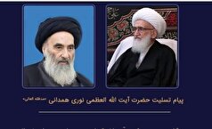 آیت‌الله نوری همدانی درگذشت همسر آیت‌الله سیستانی را تسلیت گفت
