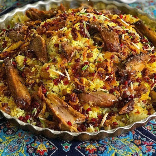 پسته پلو یک غذای لذیذ سنتی مخصوص اعیانی پسندها! /طرز تهیه+مواد لازم