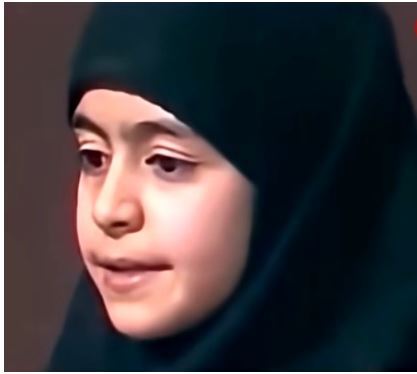 مریلا زارعی در کودکی با حجاب کامل جلوی دوربین آمد! +عکس