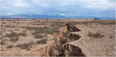فرونشست ۳۰ سانتی متری زمین در برخی نواحی این استان نگران کننده شد