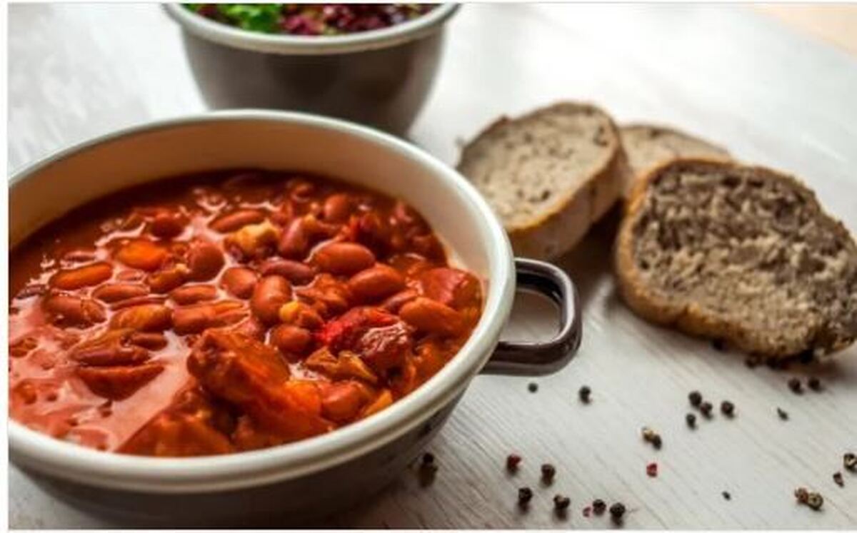 خوراک لوبیا قرمز به سبک اسپانیاییها! /ترکیبی رنگی که باید امتحان کنید!