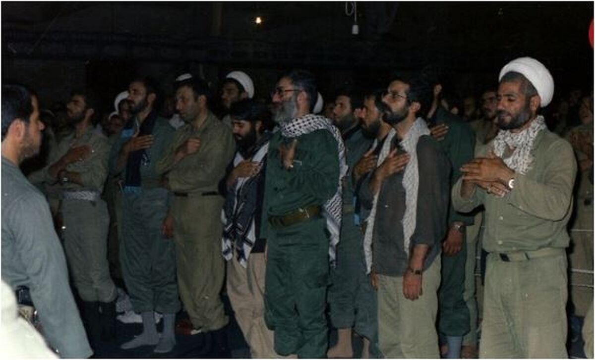 حضور رهبر انقلاب در مراسم سید الشهدا در جمع رزمندگان
