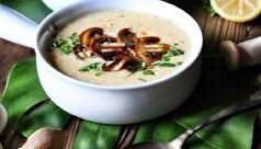 فوت کوزه گری پخت سوپ سفید رستورانی