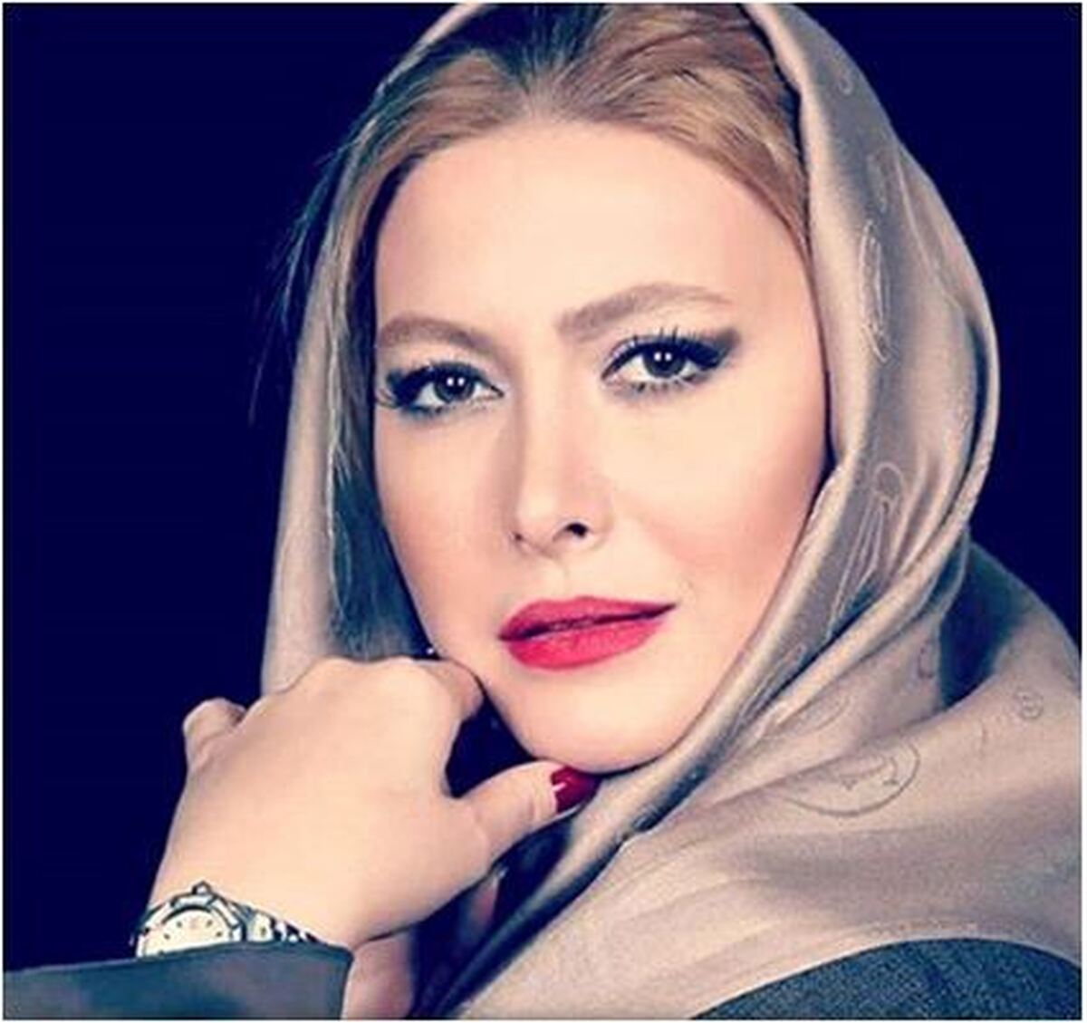 عکس قبل از عمل فریبا نادری /بینی اش را ببینید