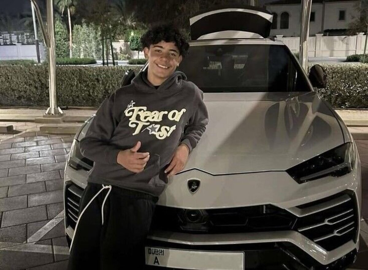 پلاک میلیون دلاری ماشین پسر رونالدو بحث برانگیز شد!