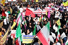 حضور فعال همه اقشار، ادارات و نهاد‌های مردمی راسک در برنامه‌های ۱۳ آبان