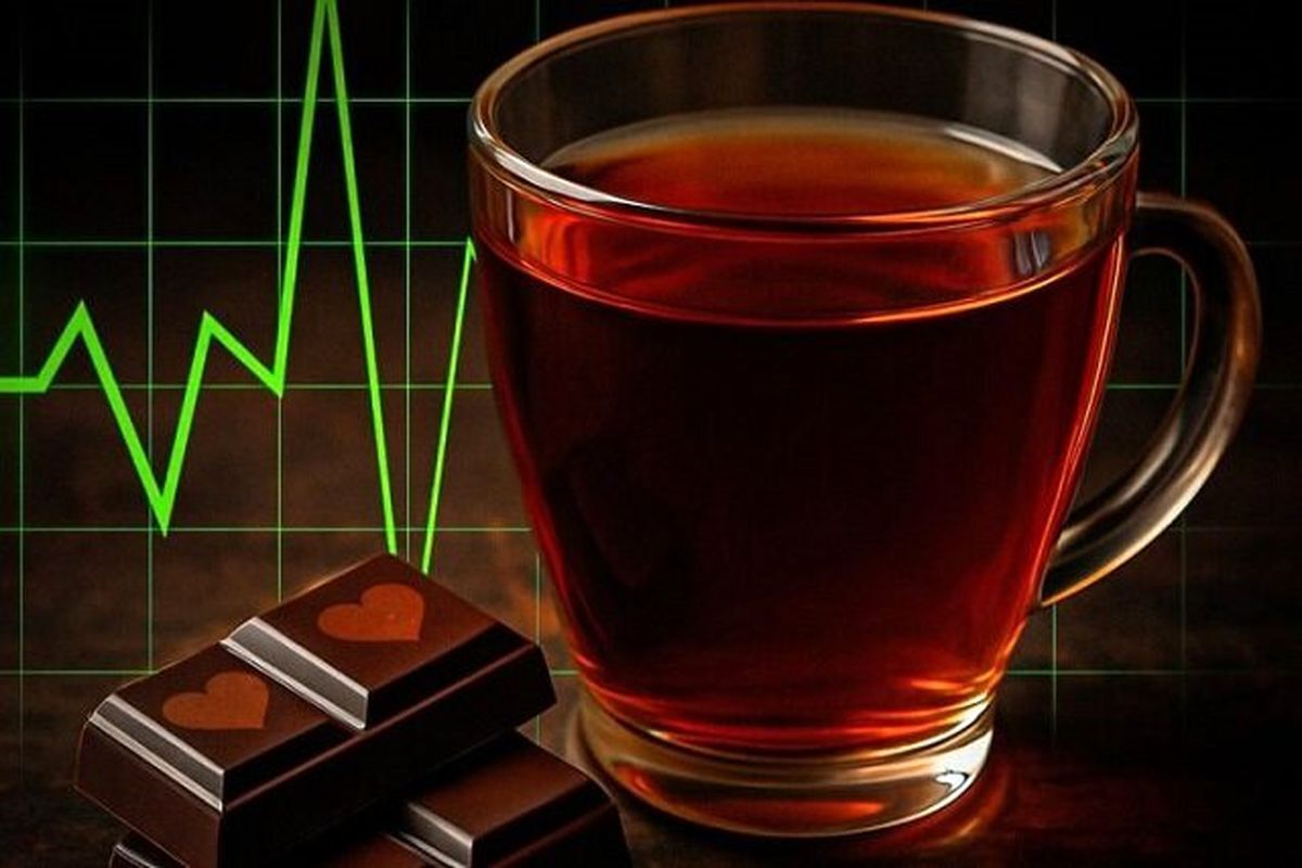 تاثیرات مصرف چای و شکلات تلخ بر سلامت قلب