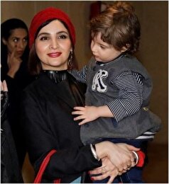 پسر نورا هاشمی با مو‌های بلند بیشتر شبیه دختراس+عکس