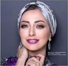 نفیسه روشن موتور سیکلت خوش رنگشو به رخ کشید /چه بد! شلوار همرنگ نتوسته پیدا کنه