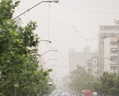 گرد و خاک آسمان تهران را در می‌نوردد