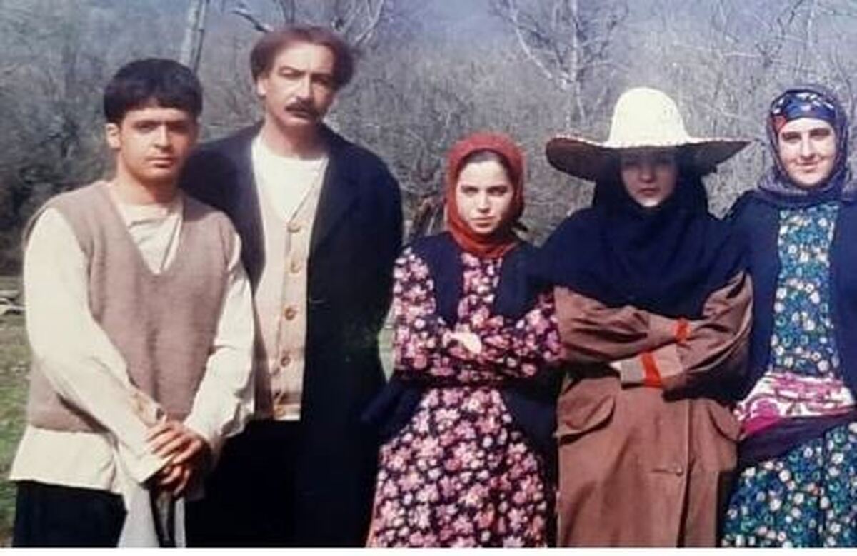 عکسی خاطره انگیر از «خسرو شکیبایی» در کنار بازیگر شناخته شده؛ سال۱۳۸۰