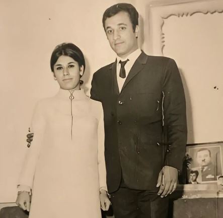 حسن شماعیزاده و همسرش در قبل انقلاب حسن شماعیزاده و همسرش در قبل انقلاب