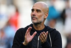 گواردیولا در مورد رقابت برای قهرمانی لیگ برتر گفت: «امیدوارم آرسنال روزی گل بخورد.»