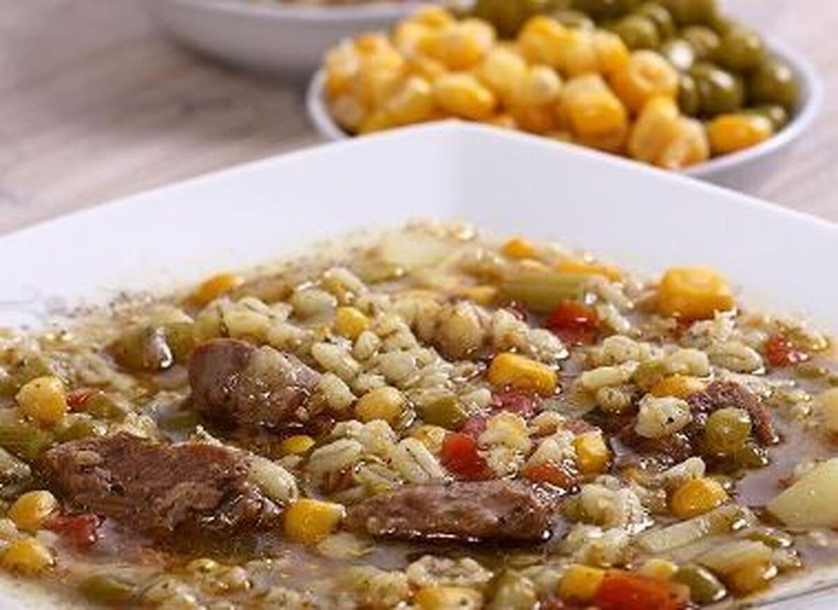 آموزش مرحله به مرحله پخت سوپ جو و گوشت