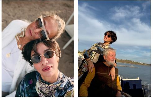 «بیرجه آکالای» با عکس‌های خانوادگی دل هوادارانش را برد