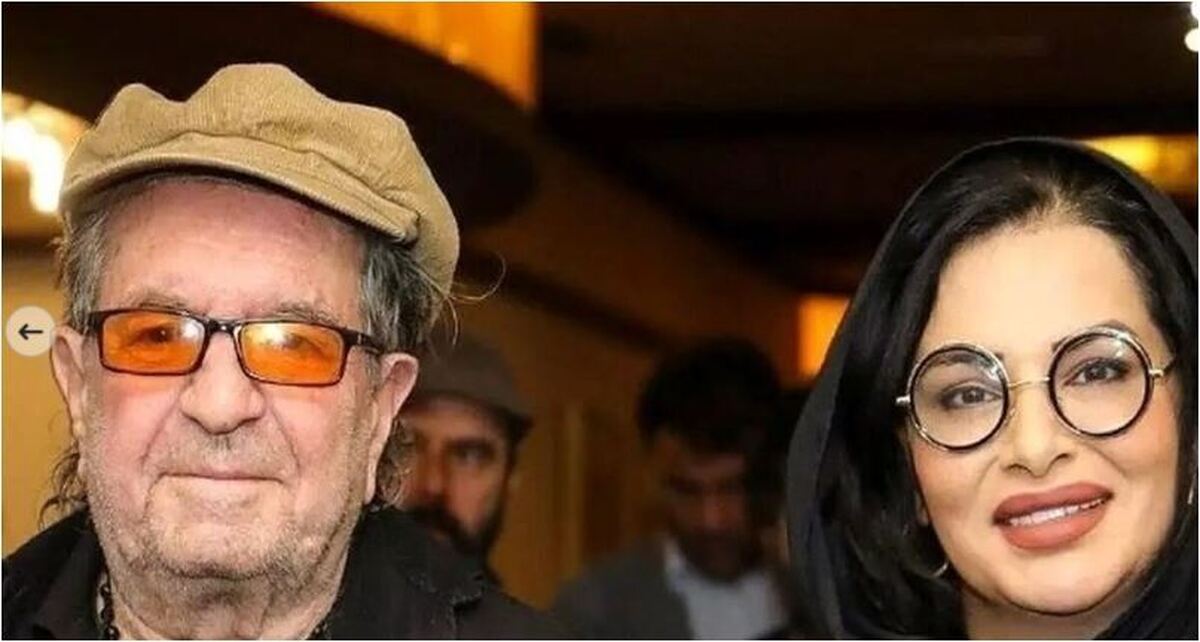 سنگ قبر داریوش مهرجویی و وحیده محمدی فر با طرح متفاوت بدون نوشته ترحم برانگیز