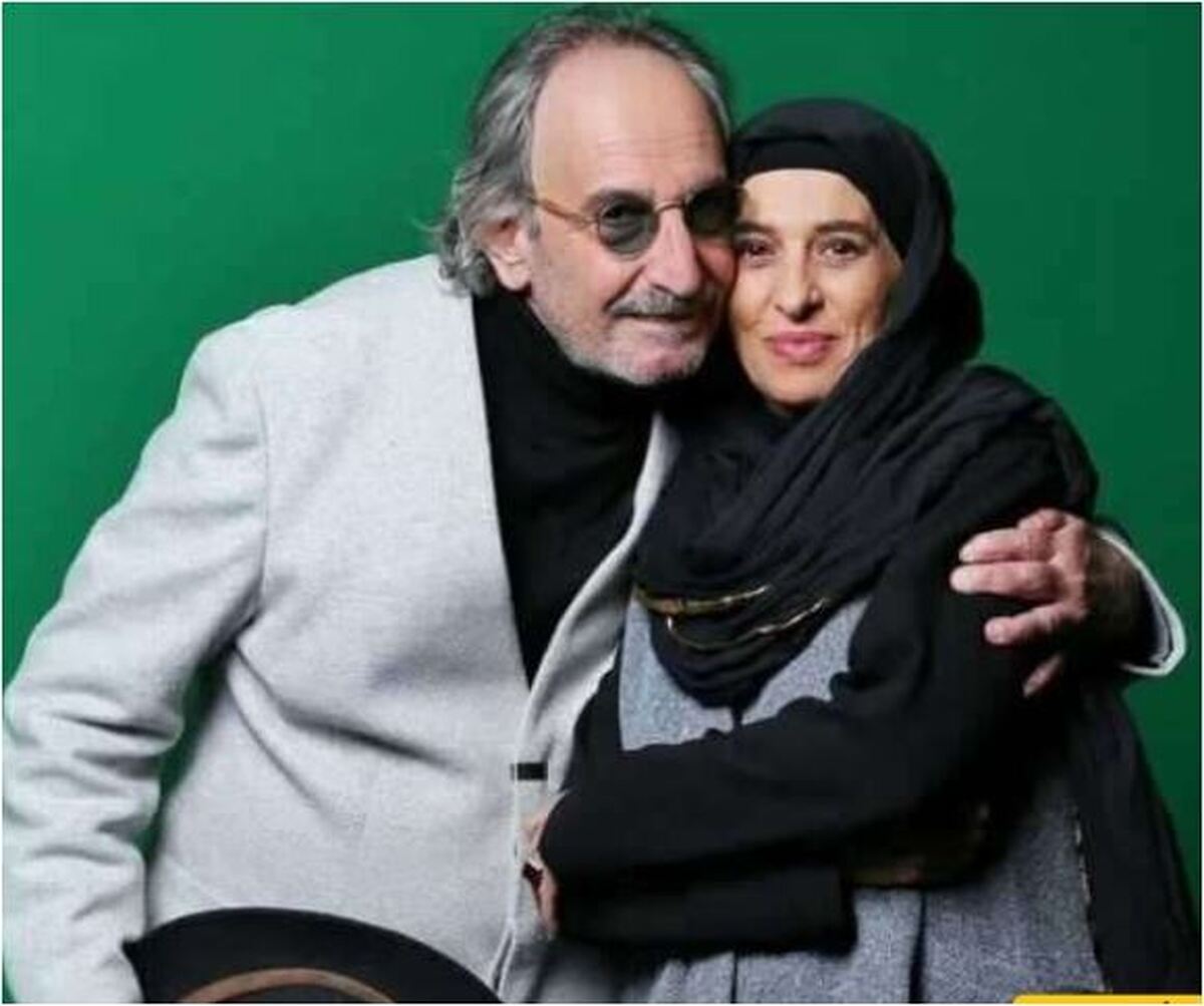 تولد ۶۵ سالگی فرهاد آئیش و عکس بامزه شان. مائده طهماسبی مواظب شکم بزرگ نیوفته تو عکس/شکم تووو