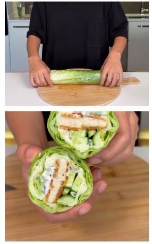 ساندویچ کتوژنیک رول کاهو یک گزینه ایده آل برایافراد رژیمی+رسپی ساندویچ کتوژنیک رول کاهو یک گزینه ایده آل برایافراد رژیمی+رسپی