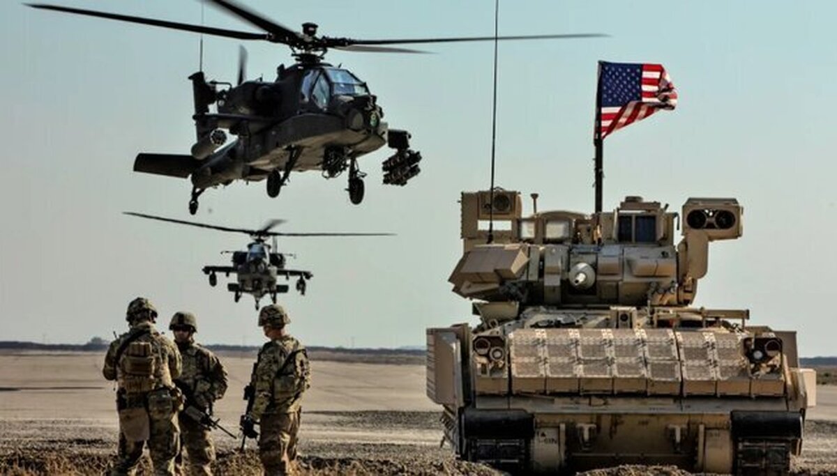 پرواز فشرده جنگنده‌های آمریکایی در آسمان عراق