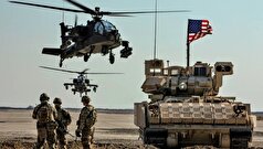 پرواز فشرده جنگنده‌های آمریکایی در آسمان عراق