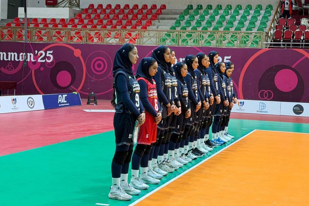 والیبال زیر ۱۶ سال آسیا؛ پیروزی دختران ایران برابر هند