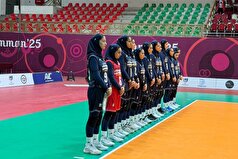 والیبال زیر ۱۶ سال آسیا؛ پیروزی دختران ایران برابر هند