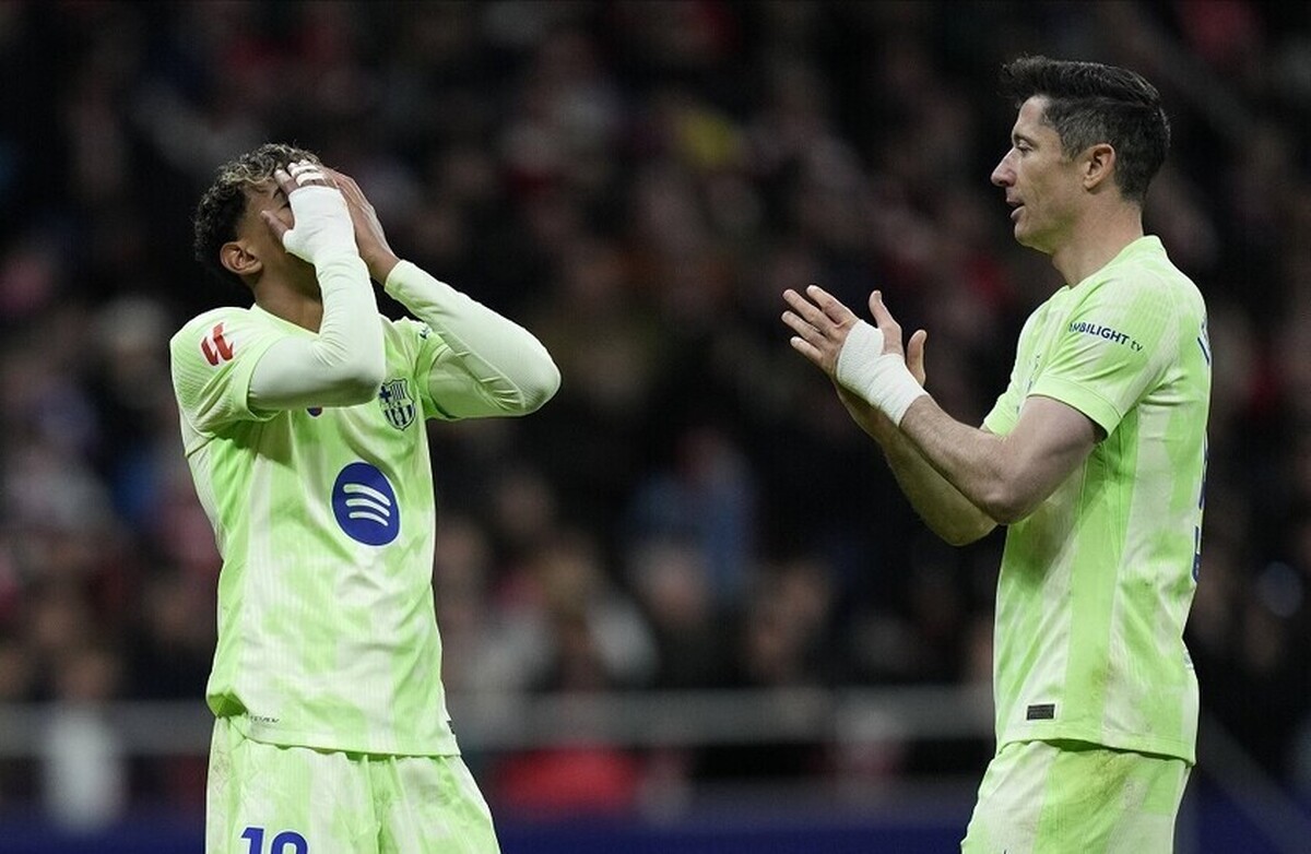 مدت زیادی است که با او صحبت نکرده‌ام... لواندوفسکی با اظهارنظری غافلگیرکننده درباره لامین یامال جنجال به پا کرد