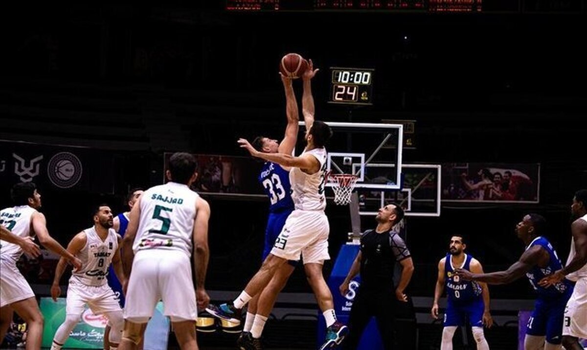 مصاف صدرنشینان سوپرلیگ بسکتبال در جهرم
