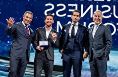 مسی کلید یک شهر را دریافت می‌کند... و با یک پاسخ 