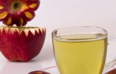 دستور تهیه چای سبز و سیب برای دورهمی