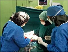 وجود یک توده لگنی بسیار حجیم با موفقیت خارج شد