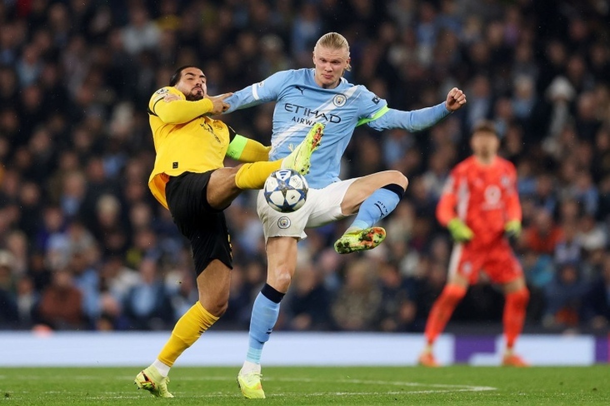 هالند در یک جمله به پیروزی منچسترسیتی مقابل بروسیا دورتموند واکنش نشان داد