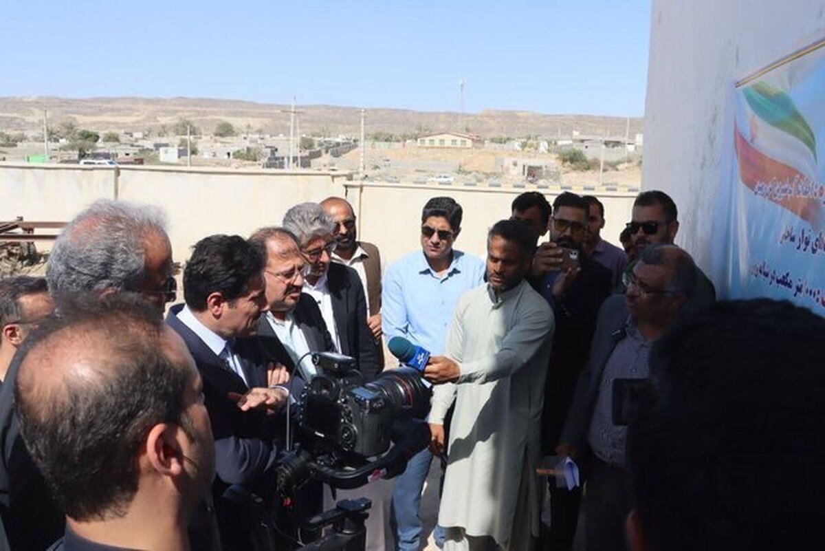 بازدید معاون رئیس جمهور از پروژه آبرسانی مشترک ایران، ژاپن و سازمان ملل در چابهار