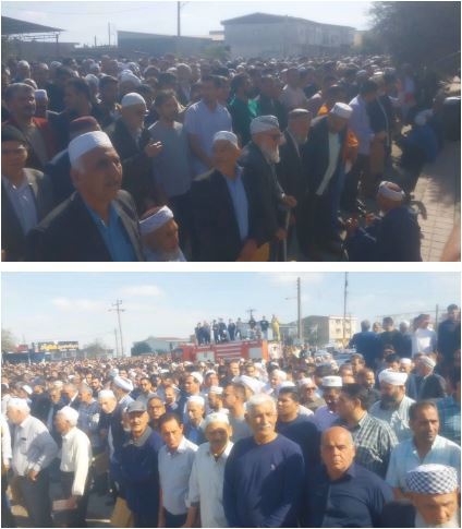 مراسم پرشور تشییع صابر کاظمی در آققلا برگزارشد مراسم پرشور تشییع صابر کاظمی در آققلا برگزارشد