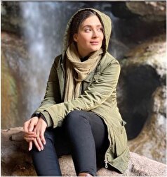 ساناز سعیدی در میان شعله‌های آتش /تو ابراهیم نیستی خانم بازیگر