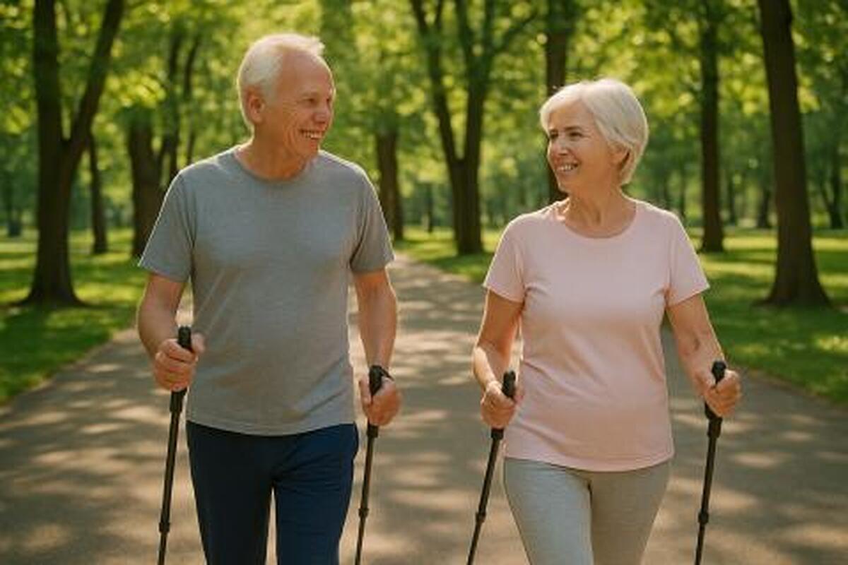 دیلی میل: دانشمندان دریافته‌اند که پیاده روی نوردیک خطر ابتلا به زوال عقل را کاهش می‌دهد