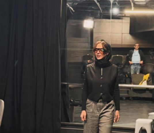 استایل کلاسیک المیرا دهقانی با یک ژست کاریزماتیک غوغا کرد!