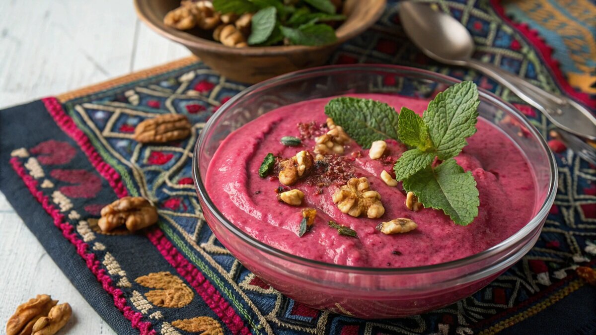 صفر تا صد تهیه بورانی لبو با یک رنگ زیبا که عاشقش میشید! صفر تا صد تهیه بورانی لبو با یک رنگ زیبا که عاشقش میشید!