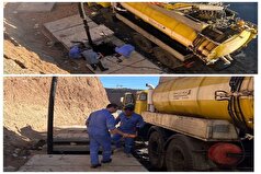 پاکسازی ۲۸ هزار لیتر مازوت در محور مواصلاتی کرمانشاه با همکاری اداره‌کل حفاظت محیط زیست