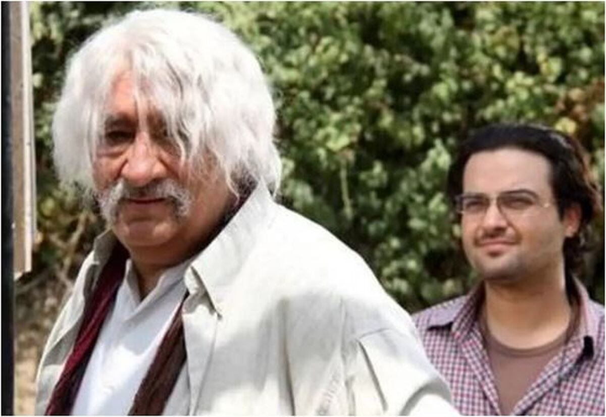 زمین گیر شدن داریوش ارجمند و کمک گرفتن از همسرش و عصا برای راه رفتن/بله افتاد. ولی افتاد مشکل‌ها