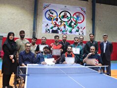 قهرمانی فارس در رقابت‌های پاراتنیس روی میز بانوان و آقایان منطقه یک کشور